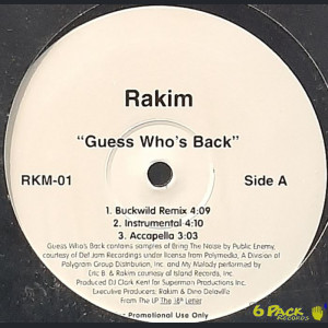 RAKIM - GUESS WHO'S BACK