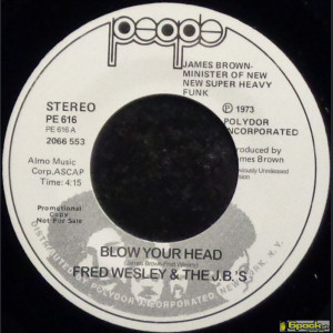 FRED WESLEY & THE JB'S / JAMES BROWN <br> BLOW YOUR HEAD / MINDPOWER