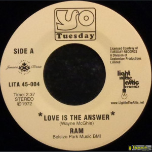 RAM  - LOVE IS THE ANSWER