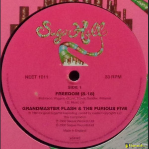 GRANDMASTER FLASH & THE FURIOUS FIVE - FREEDOM / SUPERAPPIN'