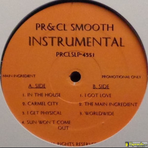PETE ROCK & CL SMOOTH - MAIN INGREDIENT INSTRUMENTAL
