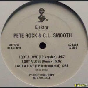 PETE ROCK & CL SMOOTH - I GOT A LOVE (Promo)