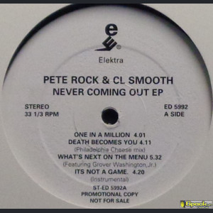 PETE ROCK & CL SMOOTH - NEVER COMING OUT EP