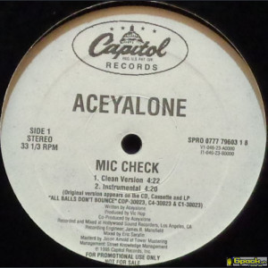 ACEYALONE - MIC CHECK