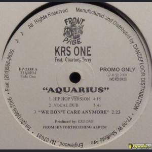 KRS ONE FEAT. COURTNEY TERRY - AQUARIUS