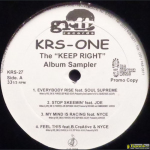 KRS-ONE - KEEP RIGHT ALBUM SAMPLER