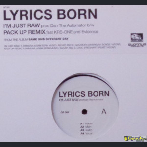LYRICS BORN - I'M JUST RAW