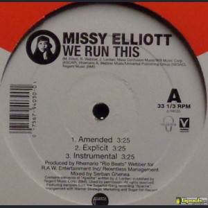 MISSY ELLIOTT - WE RUN THIS / IRRESISTIBLE DELICIOUS