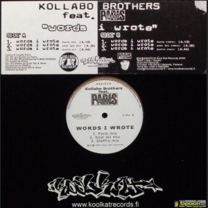 KOLLABO BROTHERS - WORDS I WROTE (FT.PARIS)