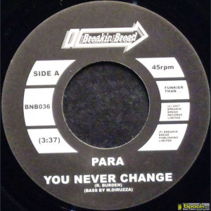 PARA - YOU NEVER CHANGE