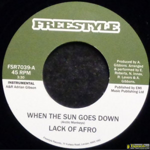 LACK OF AFRO - WHEN THE SUN GOES DOWN / SPOOKY