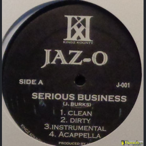 JAZ-O - SERIOUS BUSINESS