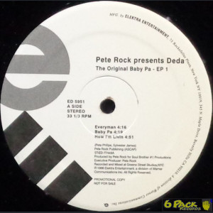 PETE ROCK pres. DEDA - THE ORIGINAL BABY PA - EP 1