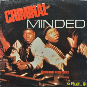 BOOGIE DOWN PRODUCTIONS - CRIMINAL MINDED (orig. 1987 1st press)