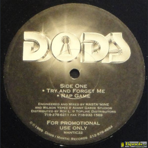 DODS - TRY AND FORGET / EGYPTIAN