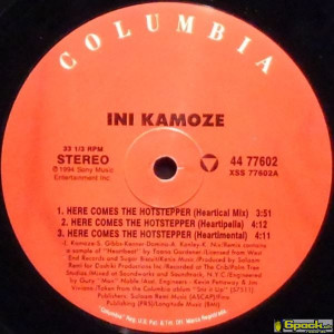 INI KAMOZE - HERE COMES THE HOTSTEPPER