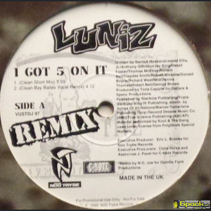 LUNIZ - I GOT 5 ON IT (REMIX)