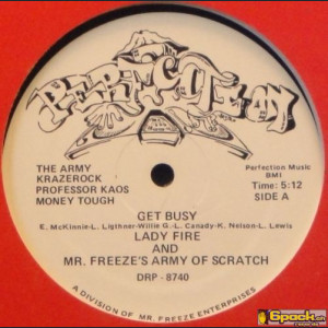 LADY FIRE & MR. FREEZE'S ARMY OF SCRATCH - GET BUSY