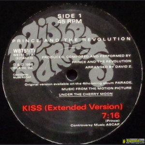 PRINCE AND THE REVOLUTION - KISS (EXTENDED VERSION)