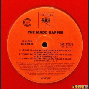 THE MADD RAPPER - YOU'RE ALL ALONE / DOT VS. TMR