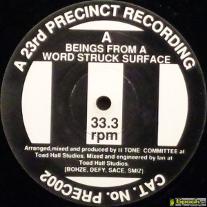II TONE COMMITTEE - BEINGS FROM A WORD STRUCK SURFACE