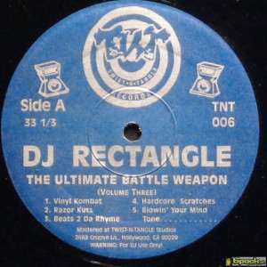 DJ RECTANGLE - THE ULTIMATE BATTLE WEAPON (VOL THREE) - 006