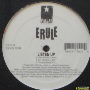 ERULE - LISTEN UP / SYNOPSIS
