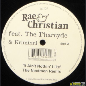 RAE & CHRISTIAN - IT AIN'T NOTHIN' LIKE (THE NEXTMEN REMIX)