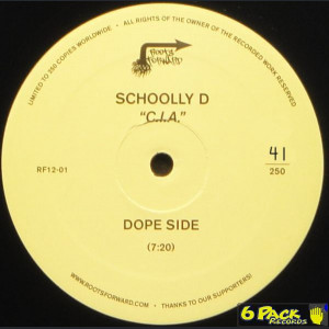 SCHOOLLY D - COLD BLOODED BLITZ / C.I.A.