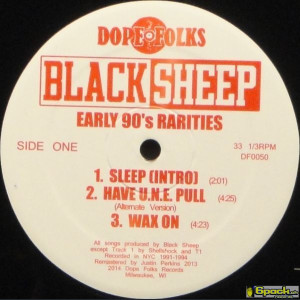 BLACK SHEEP - EARLY 90'S RARITIES
