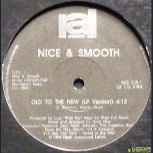 WARREN G / NICE & SMOOTH - THIS DJ / OLD TO THE NEW (Rare Mispress)