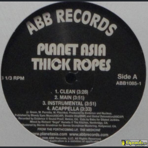 PLANET ASIA - THICK ROPES / ON YOUR WAY 93706