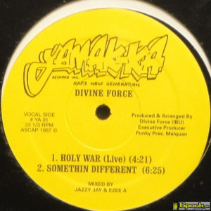 DIVINE FORCE - HOLY WAR (LIVE) / SOMETHIN DIFFERENT