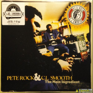 PETE ROCK & CL SMOOTH - THE MAIN INGREDIENT (Clear Vinyl)