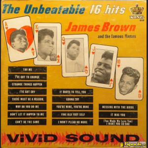 JAMES BROWN AND THE FAMOUS FLAMES - THE UNBEATABLE - 16 HITS
