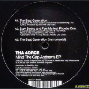 THA 4ORCE - MIND THE GAP ANTHEMS EP