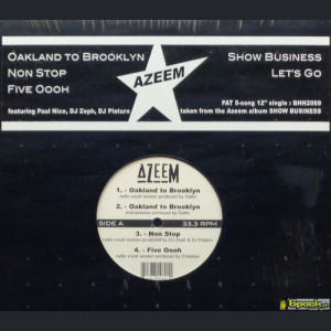 AZEEM  - OAKLAND TO BROOKLYN EP