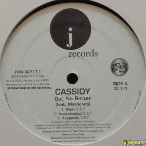 CASSIDY - GET NO BETTER / THA PROBLEM