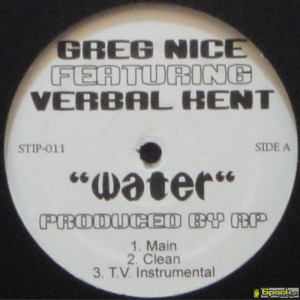 GREG NICE - WATER