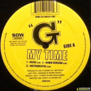 G - MY TIME / WHO DAT