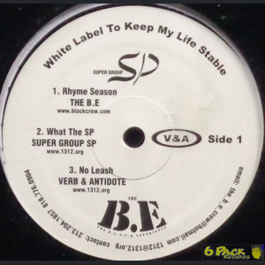 VARIOUS - WHITE LABEL TO KEEP MY LIFE STABLE