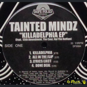 TAINTED MINDZ - KILLADELPHIA EP