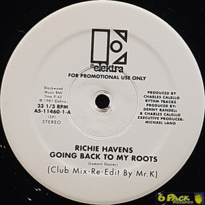 RICHIE HAVENS - GOING BACK TO MY ROOTS (CLUB MIX-RE-EDIT BY MR. K) (=DANNY KRIVIT)