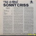 SONNY CRISS - THIS IS CRISS!