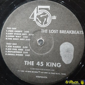45 KING - THE LOST BREAKBEATS - THE BLACK ALBUM