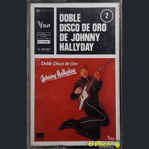 JOHNNY HALLYDAY - DOBLE DISCO DE ORO 