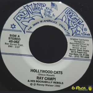 RAY CAMPI & HIS ROCKABILLY REBELS - HOLLYWOOD CATS / ROCKABILLY MAN